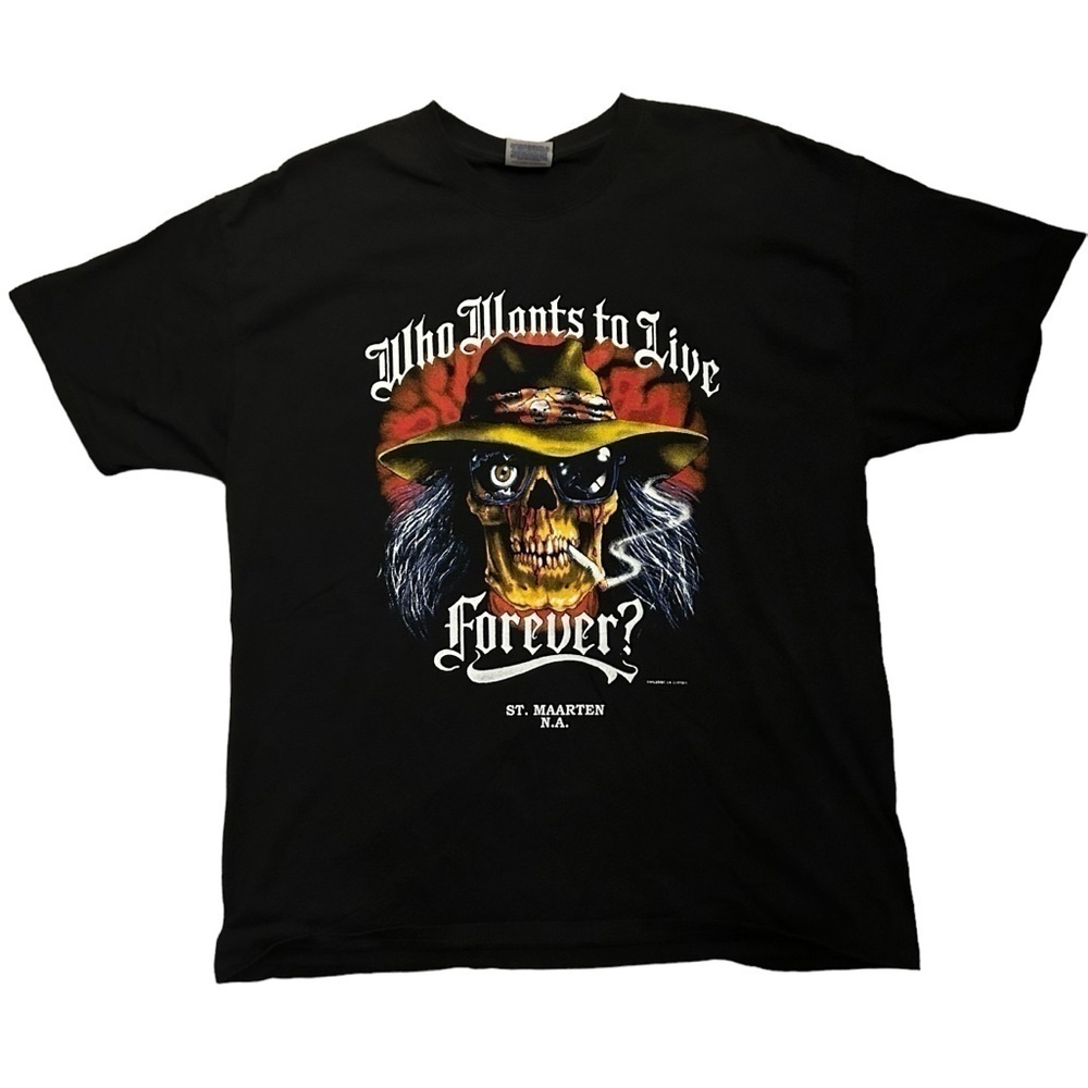 Vintage Graphic Skull T-shirt